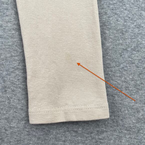 Abercrombie & Fitch Bodysuit Top Sz S Beige Tan Halter Multiway Cotton Seamless - Picture 9 of 9